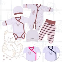 Комплект ясельный 4 предмета (интерлок) 641-222 (100% хлопок) - Amega- стиль, детская одежда